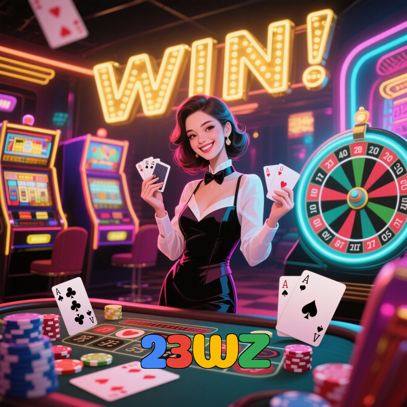 23WZ:A sorte não tem limites! Vença no Blackjack e leve o prêmio!